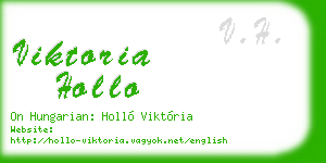 viktoria hollo business card